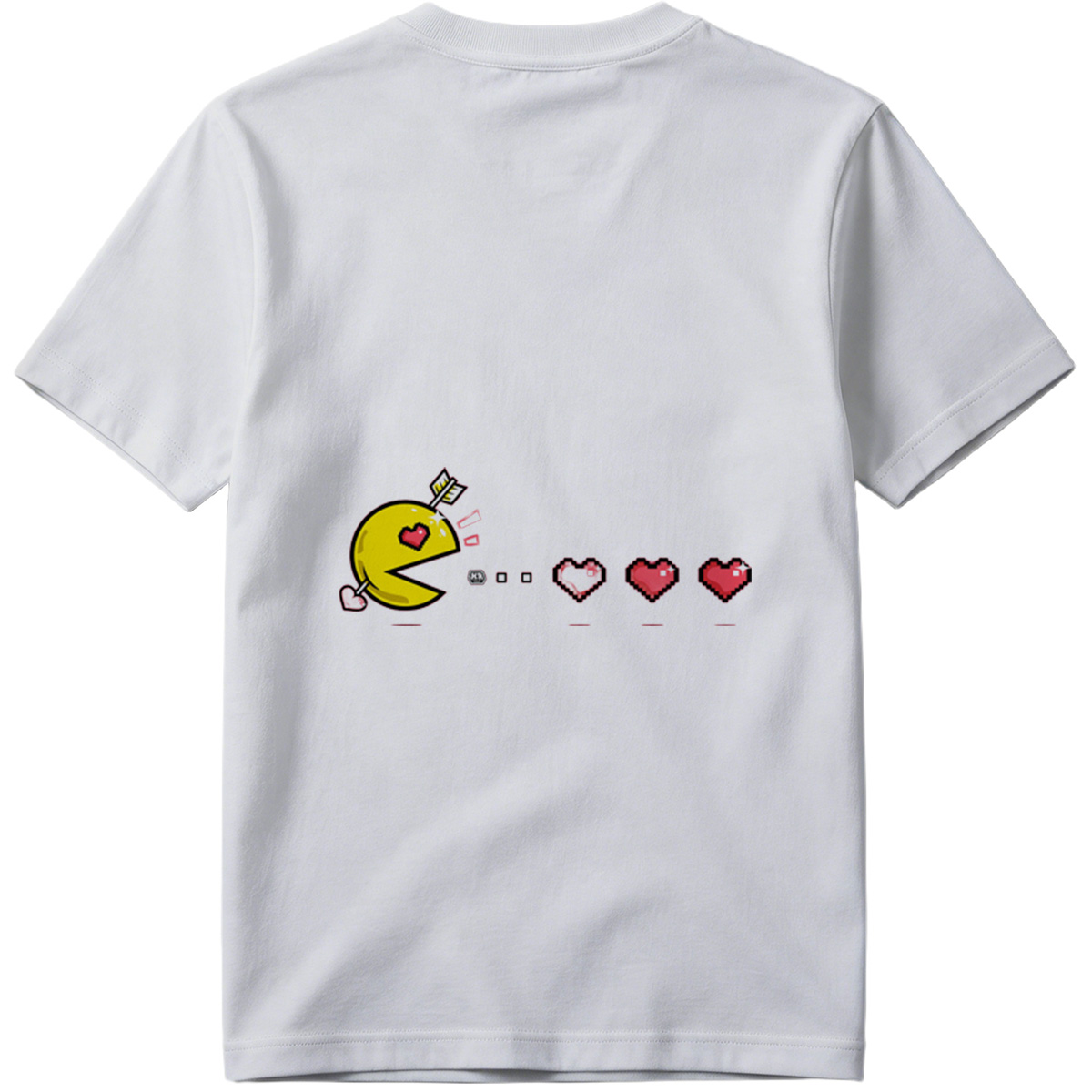 Pac-Man Loves Hearts - Tee