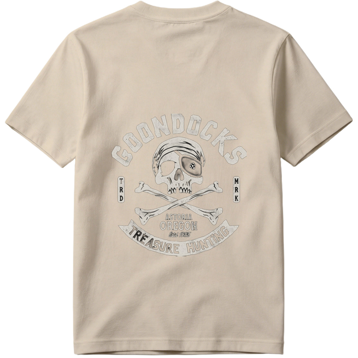 Goondocks Treasure Hunting Skull Logo - Tee
