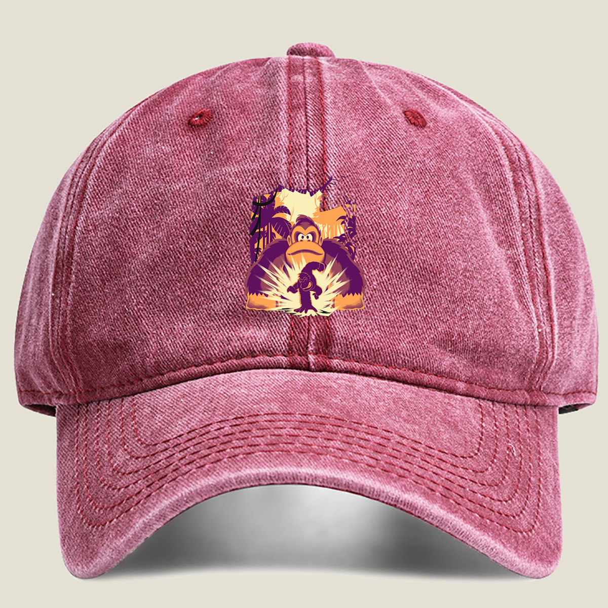 Donkey Kong: Jungle Adventure - Washed Denim - Baseball Cap