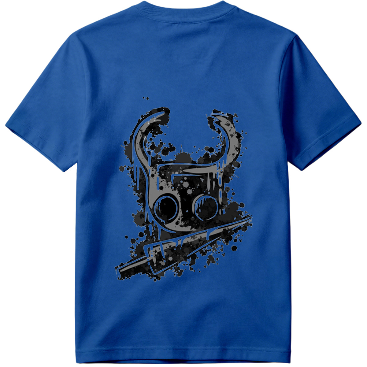 Gas Mask with Horns and Knife - Tee