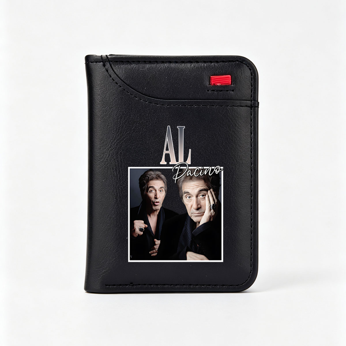Al Pacino: Dual Portraits of the Legendary Actor - Vertical Style Wallet