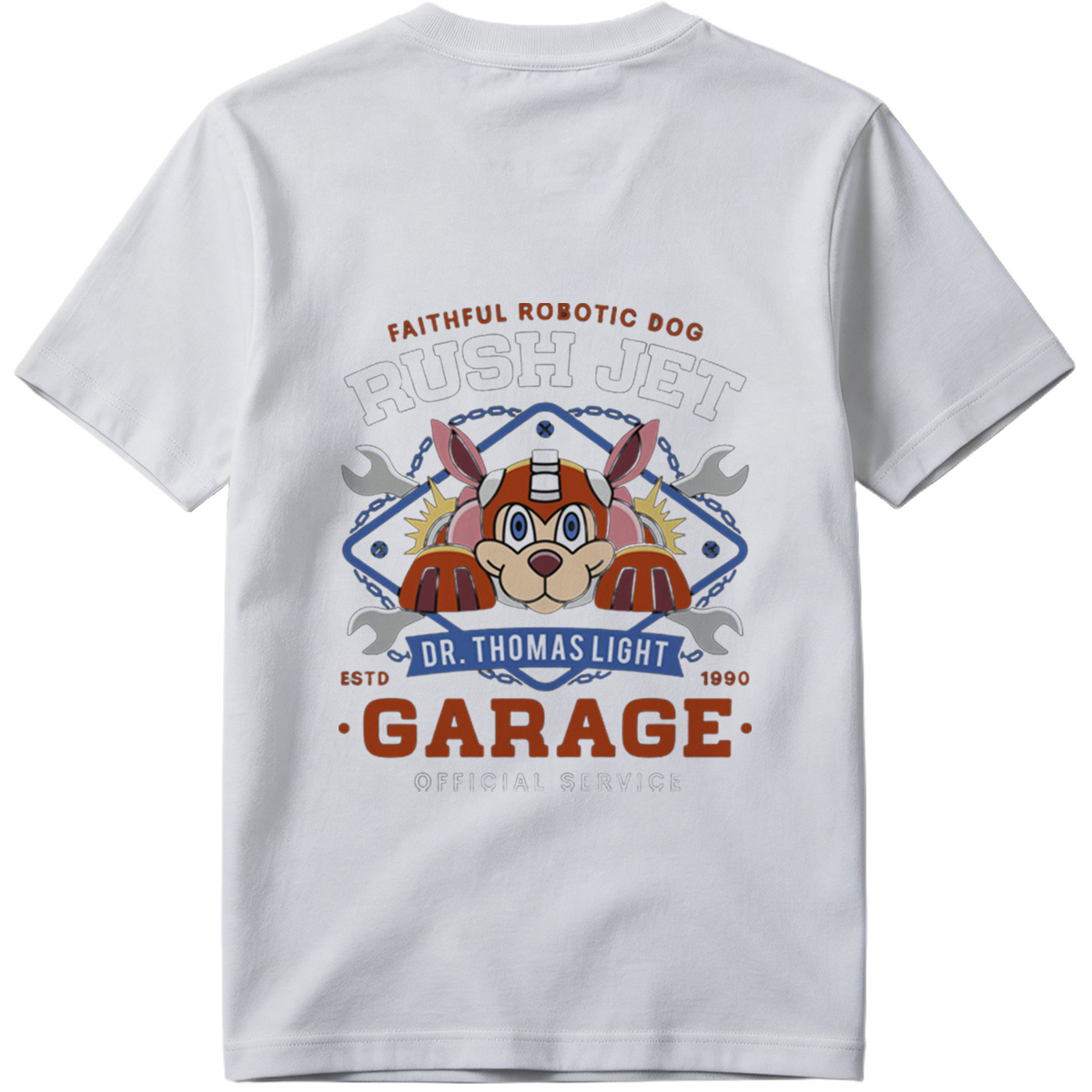 Rush Jet: Dr. Thomas Light Garage Official Service - Tee