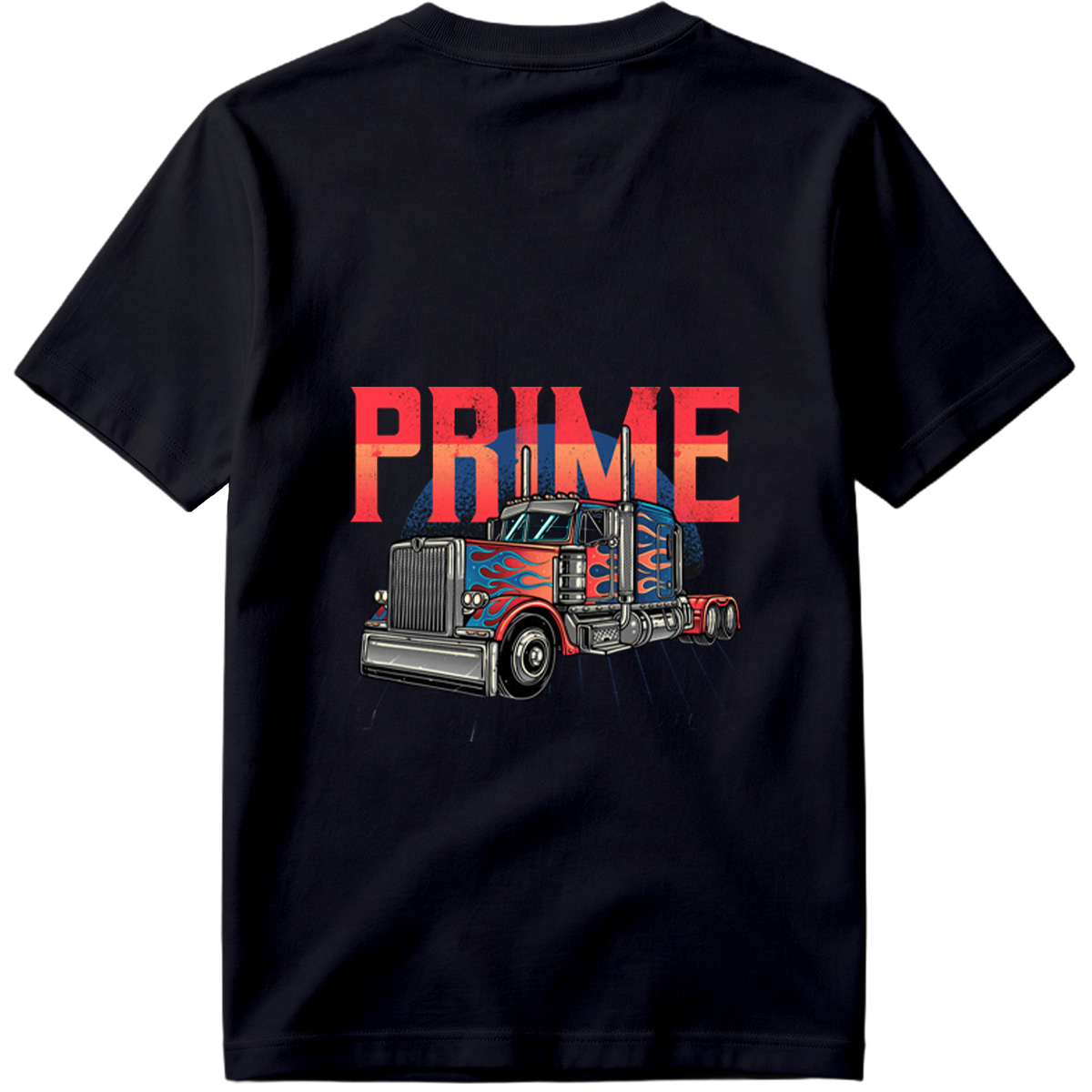 Prime Transport Service - Optimus Prime Truck Design - Tee