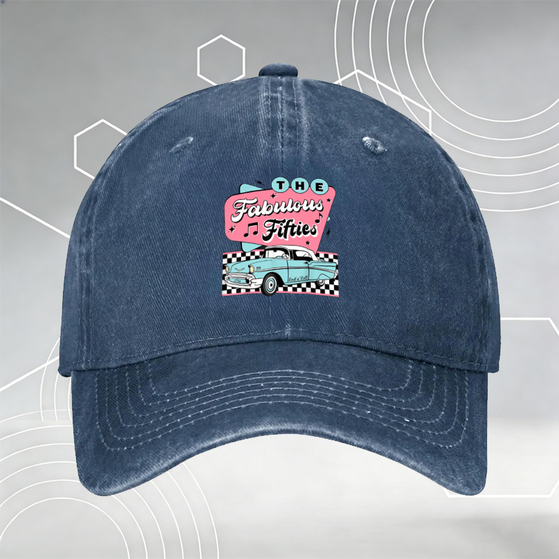 New Baseball Cap with Cute Penguin Print 