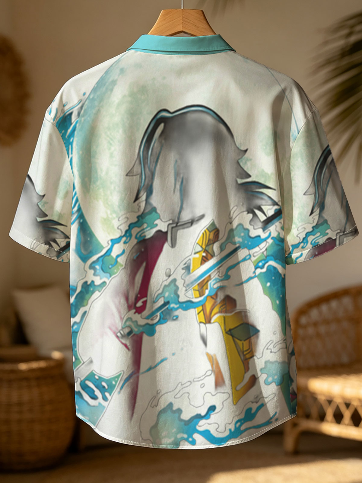 Demon Slayer: Tanjiro Kamado with Water Breathing Technique under Full Moon -  Shirt