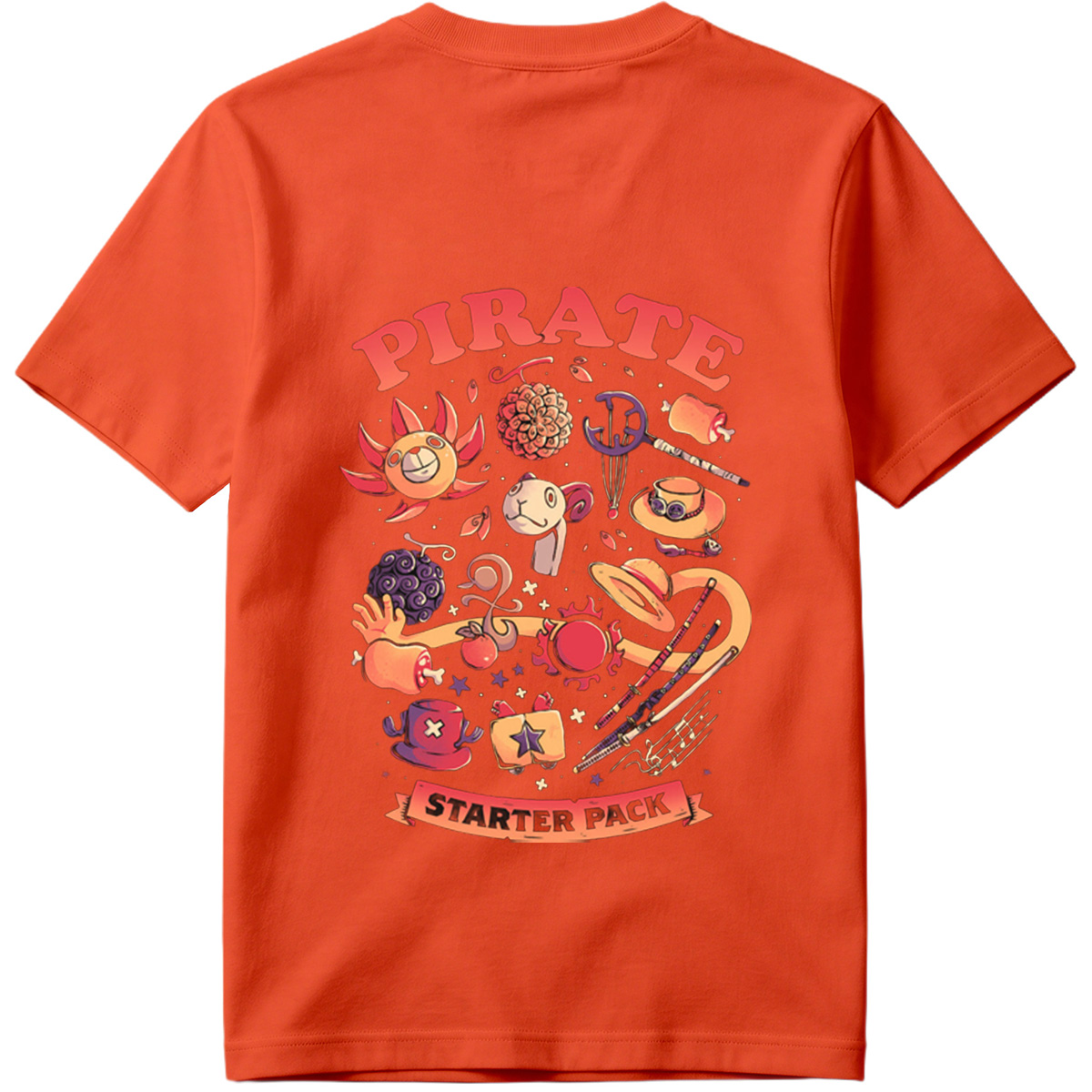 Pirate Starter Pack: A Whimsical Adventure with Captain and Crew - Tee