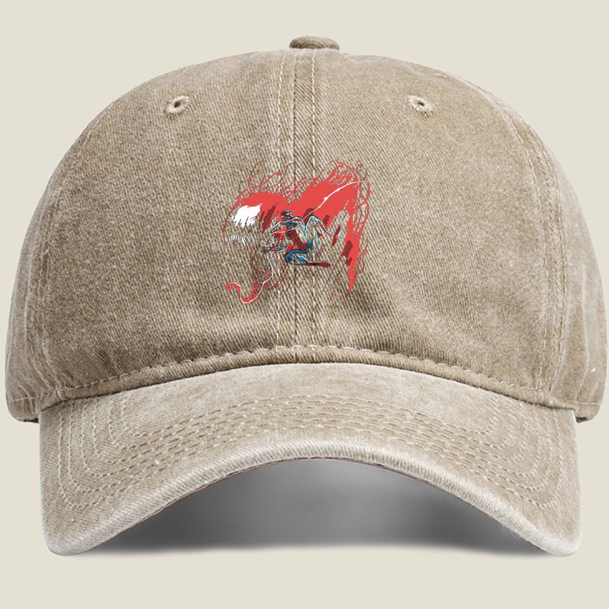 Spider-Man vs Venom - Washed Denim - Baseball Cap