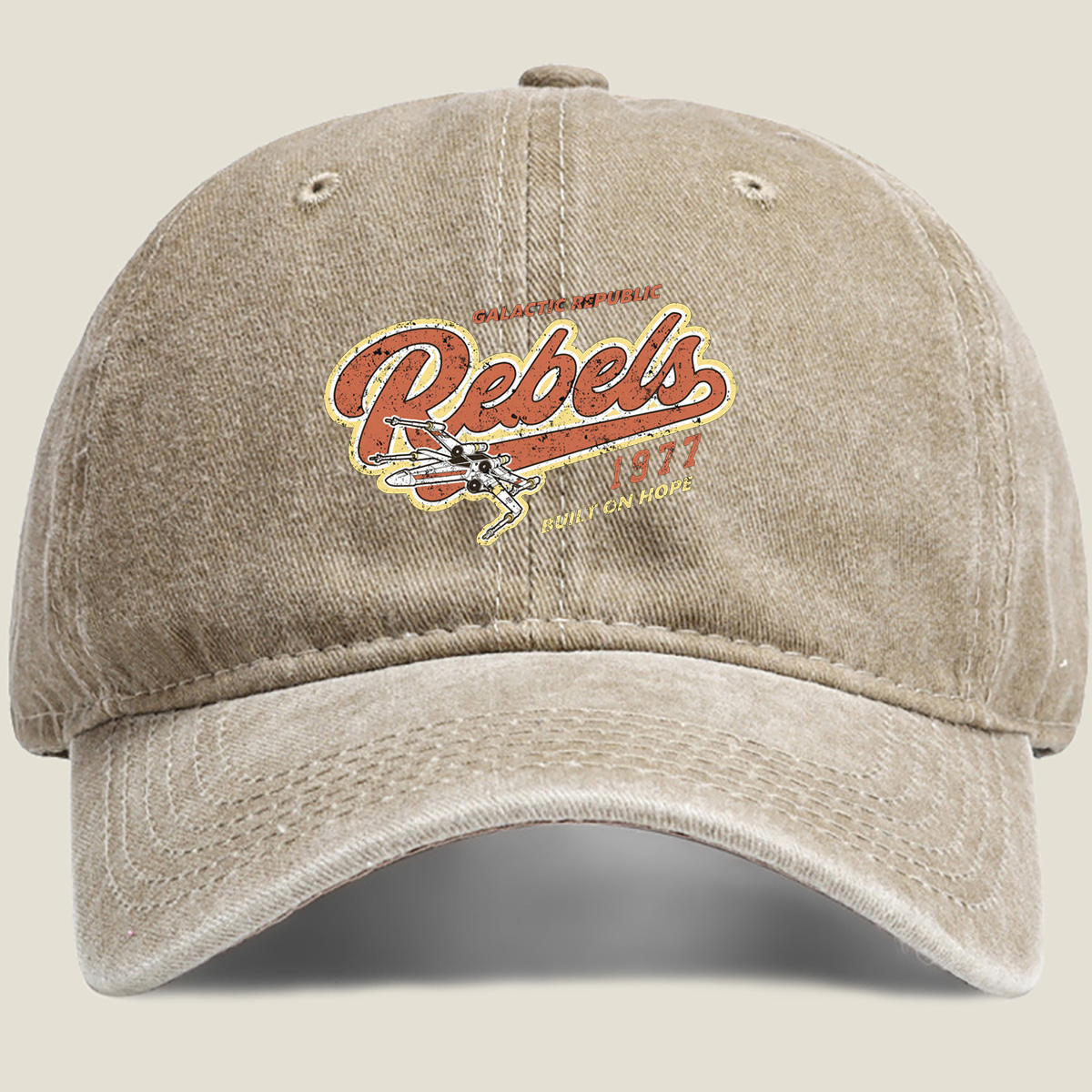 Star Wars Rebels: Galactic Republic 1977 Built on Hope - Washed Denim - Baseball Cap