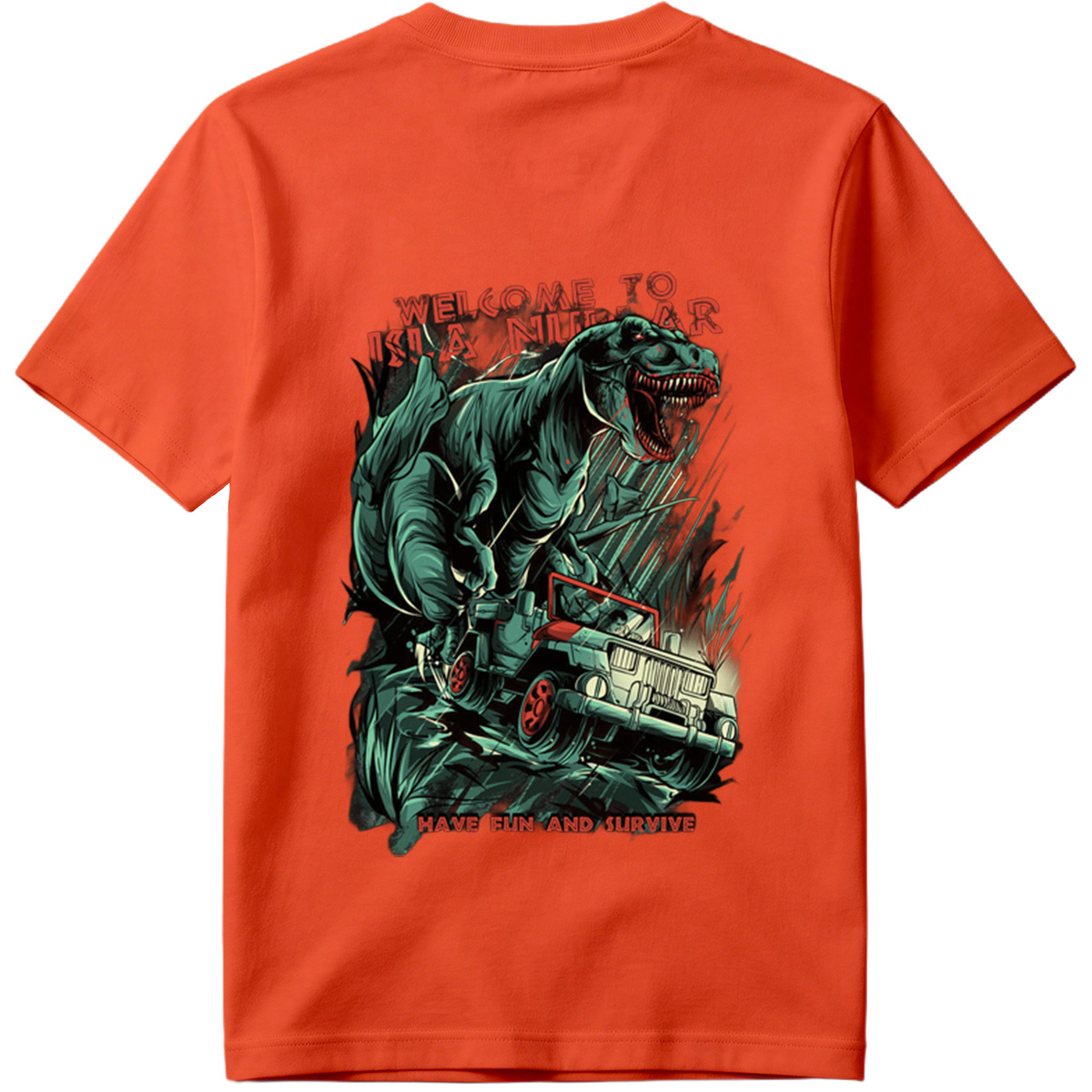 T-Rex vs Jeep: Welcome to Kla Nutar - Tee