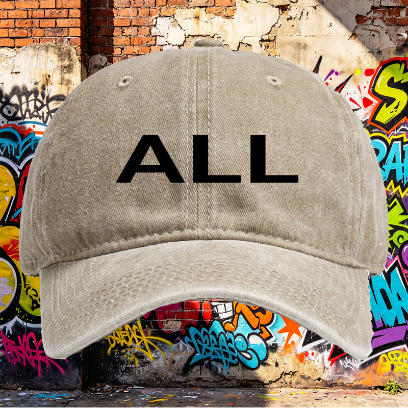 Unisex Classic Washed Cap with 