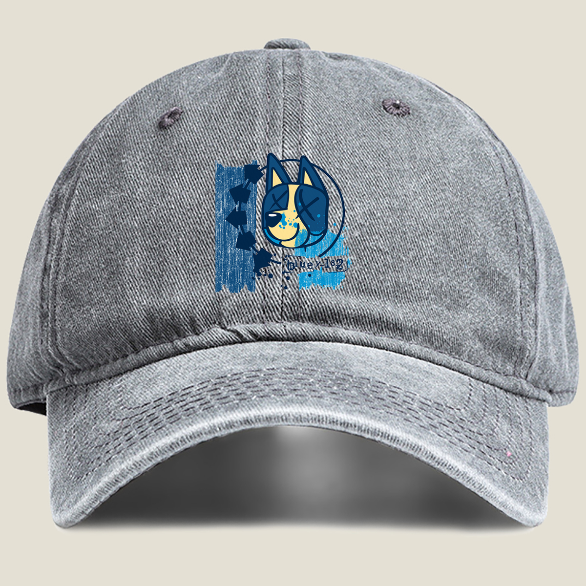 Bluey-182: The Animated Adventure - Washed Denim - Baseball Cap