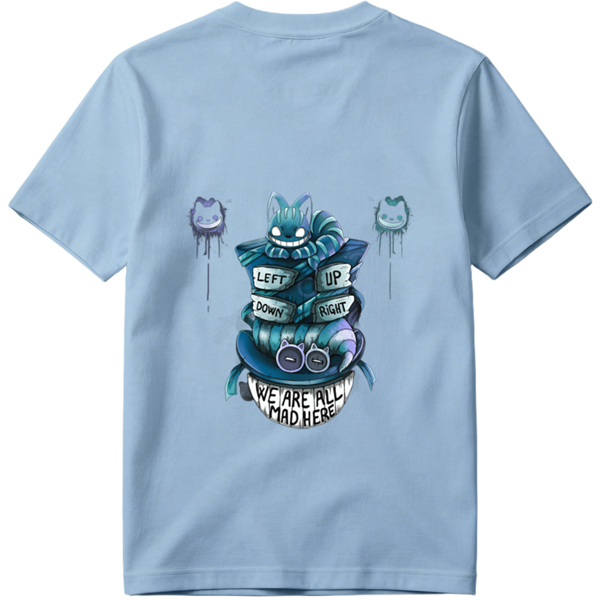 Cheshire Cat and Game Controller: We Are All Mad Here - Tee