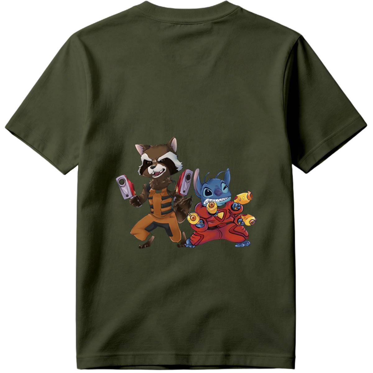 Rocket Raccoon and Stitch - Tee