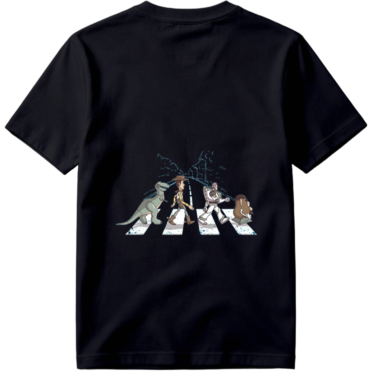 Toy Story Characters Crossing the Street - Tee