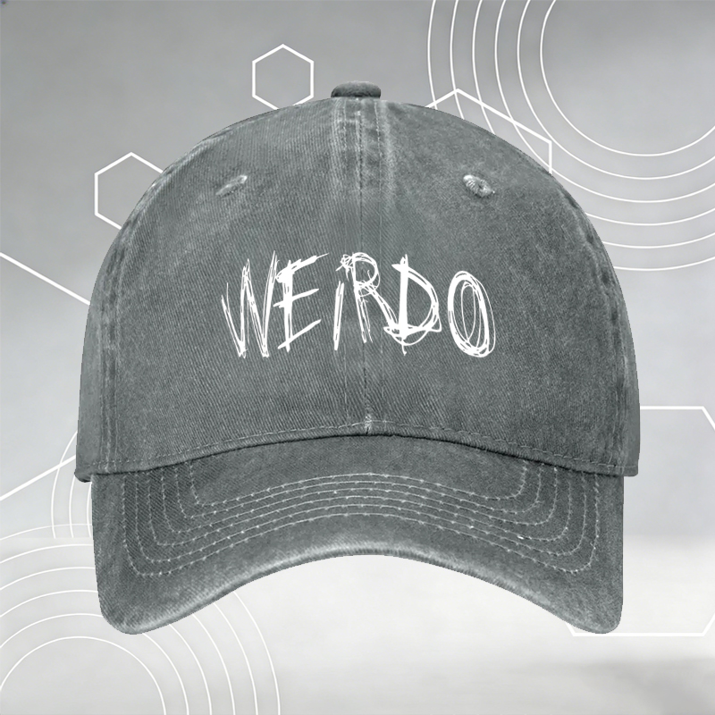 New Baseball Cap with Howling Husky Dog Print 