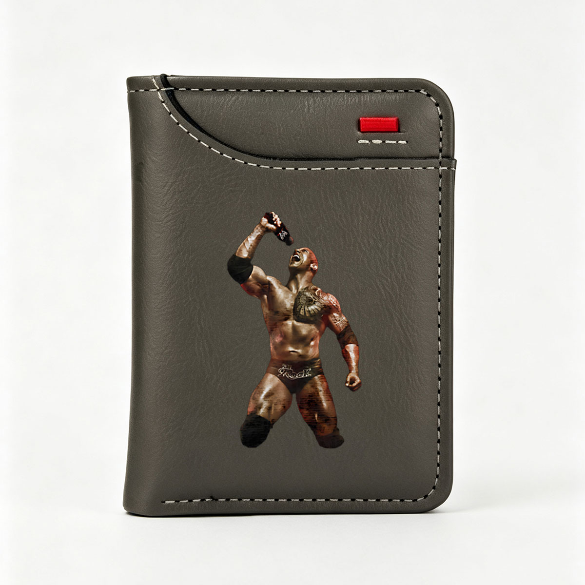 The Rock Wrestling Pose - Vertical Style Wallet