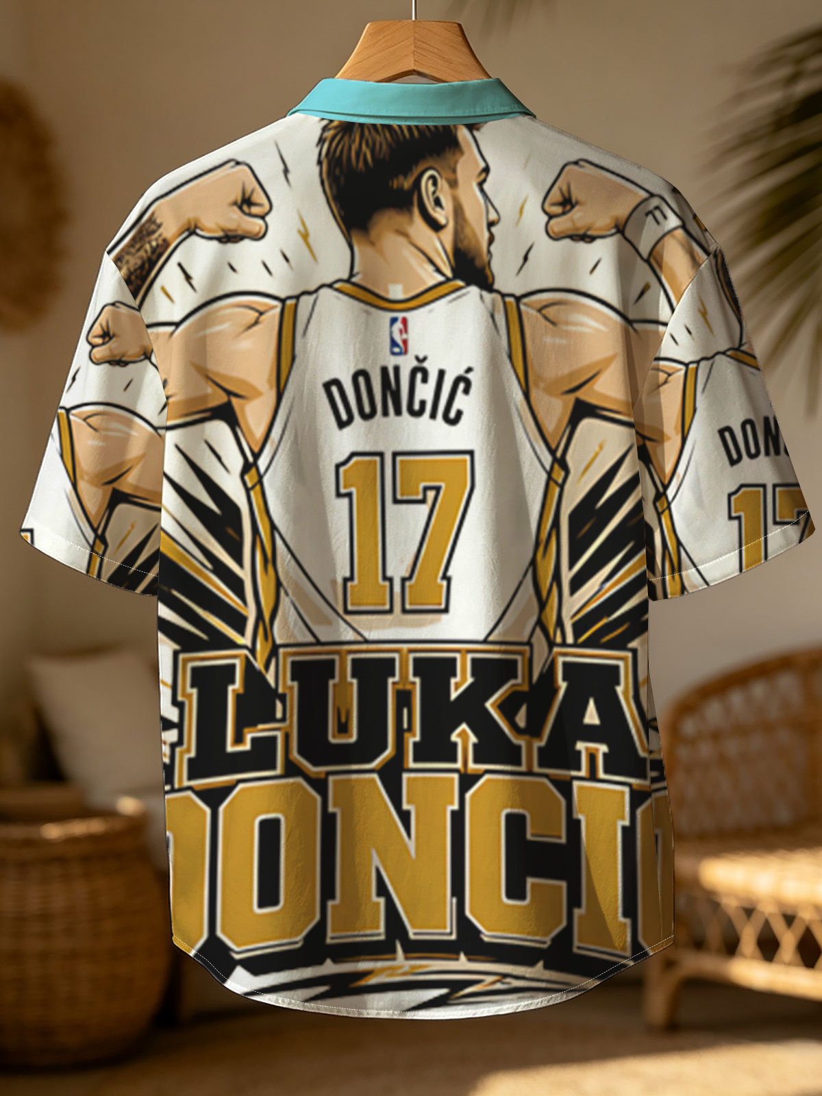Luka Doncic NBA Player Jersey Artwork -  Shirt