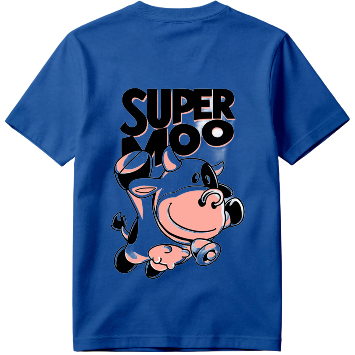 Super Moo Cow Character Design - Tee