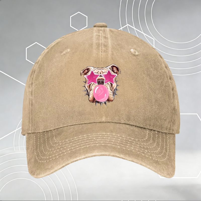 New Baseball Cap with Love Them Groom Them Give Them Back Print and Paw Pattern - Unisex Adjustable Hat for Pet Groomers, Dog Lovers & Animal Care Enthusiasts, Ideal for Work, Outdoors, Casual Wear