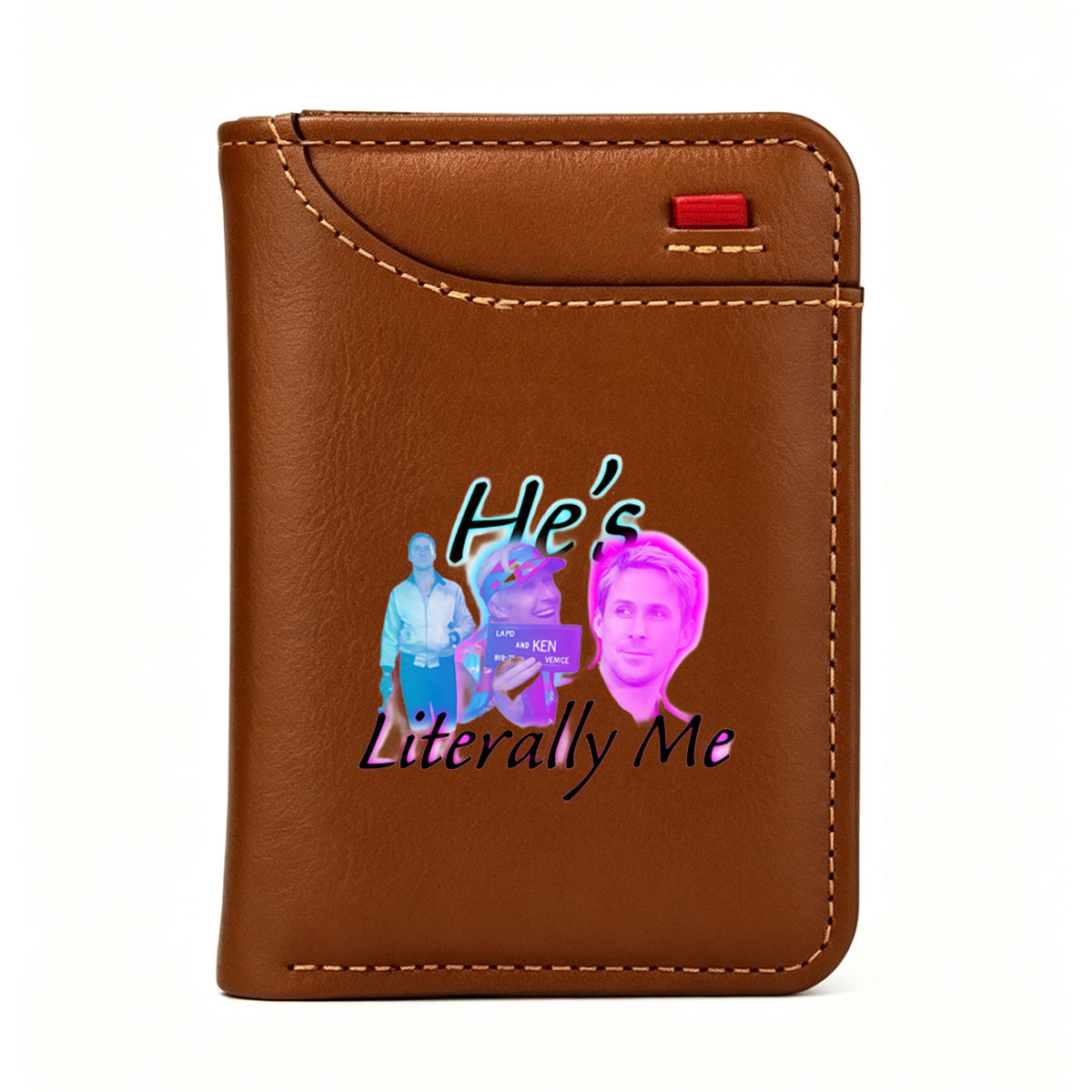He's Literally Me: Ken, LAPD Officer, and Celeb Doppelg?nger - Vertical Style Wallet