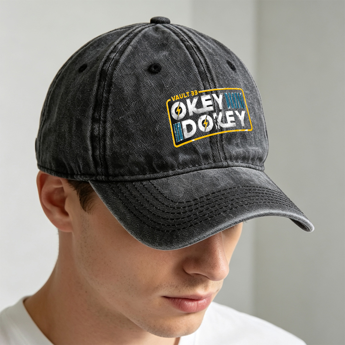 Vault 33: Okey Dokey - Washed Denim - Baseball Cap