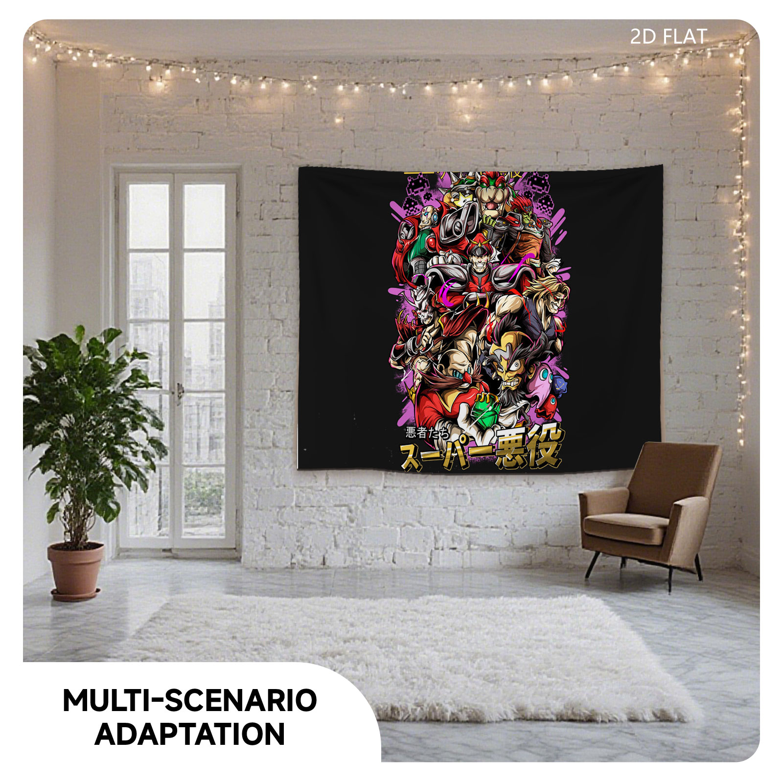 Super Villains: Iconic Antagonists from Classic Video Games - Tapestry