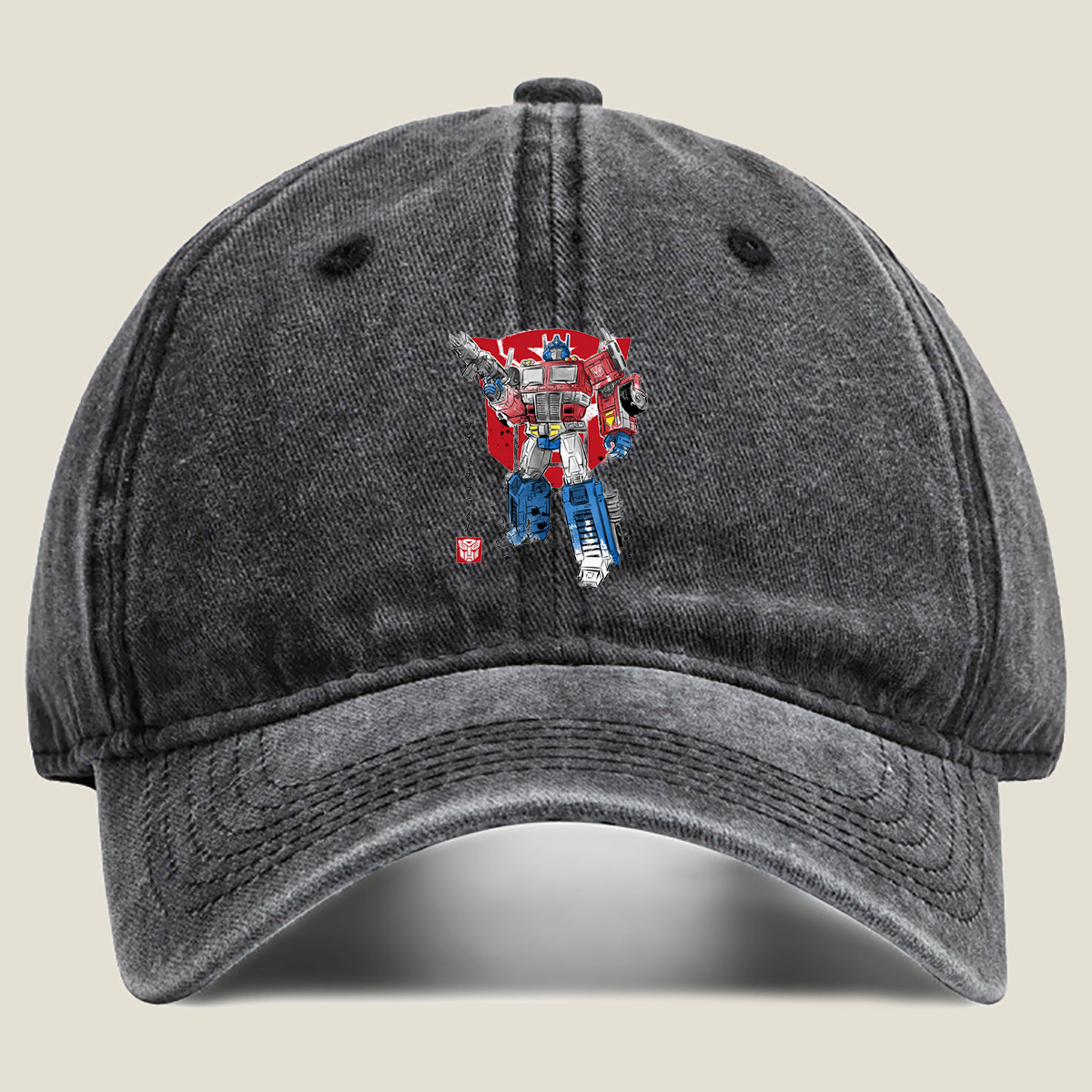 Optimus Prime - Transformers - Washed Denim - Baseball Cap
