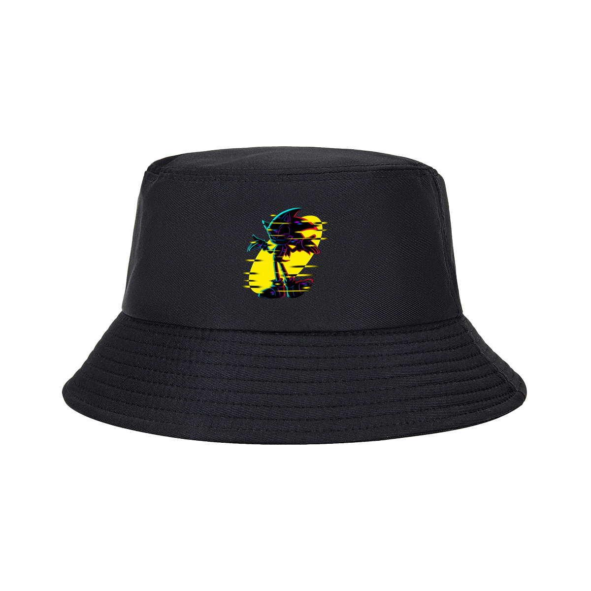 Sonic the Hedgehog: Neon Glitch Art - Fisherman's Hat