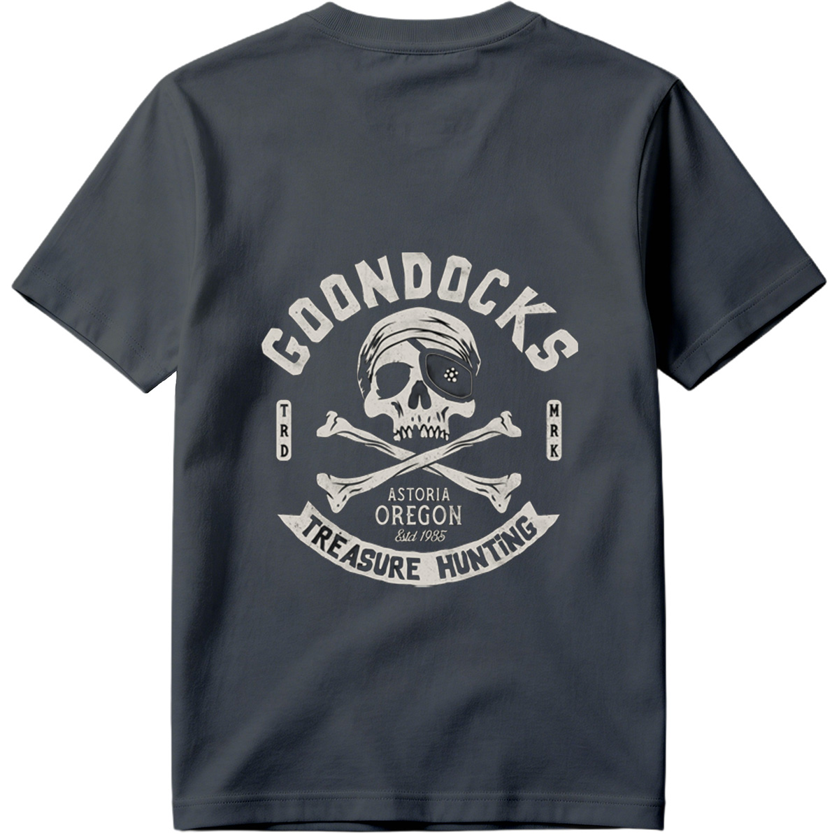 Goondocks Treasure Hunting Skull Logo - Tee
