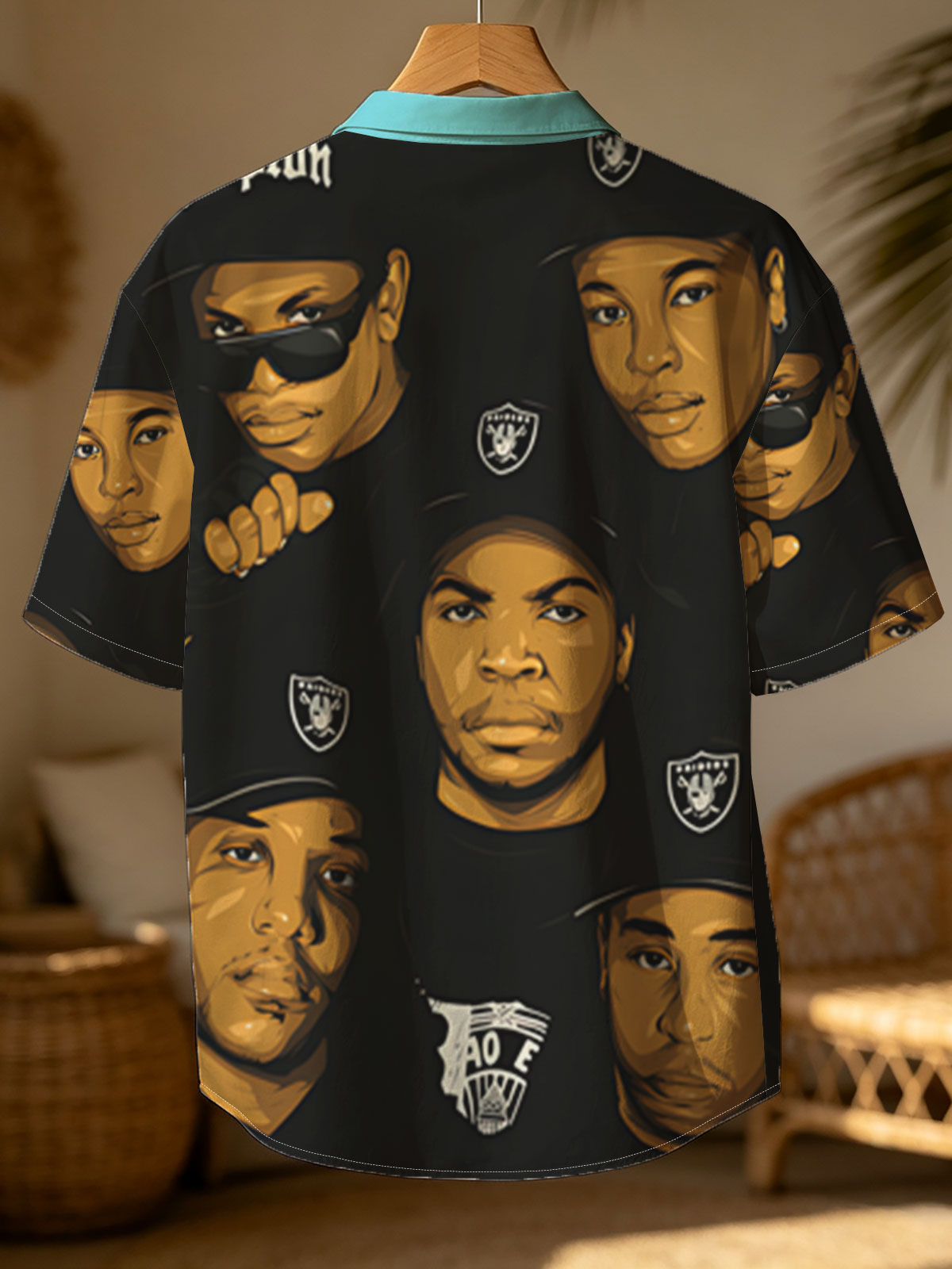 N.W.A. Members in Compton Style: Ice Cube, Dr. Dre, Eazy-E, MC Ren, DJ Yella -  Shirt
