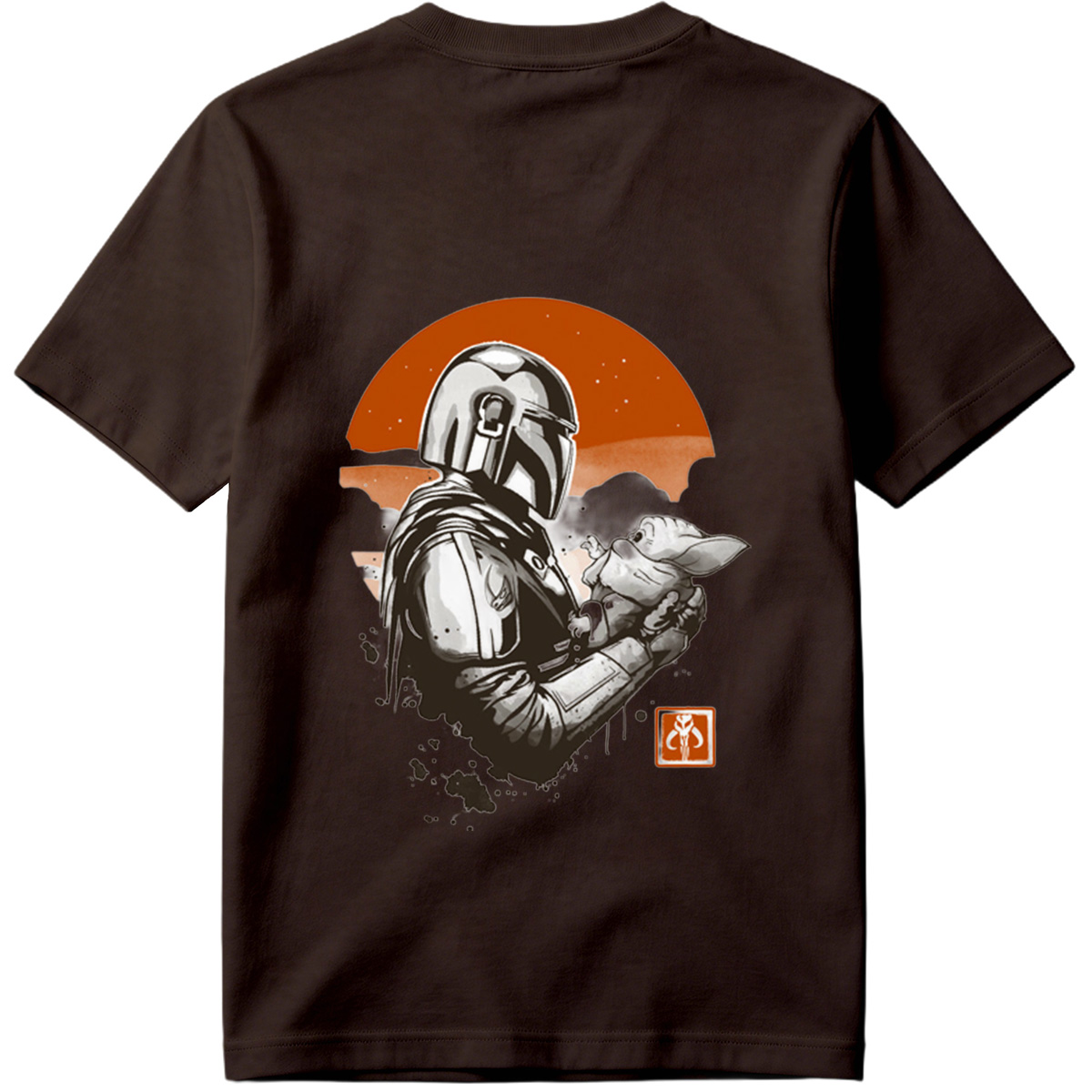 The Mandalorian and Grogu Under the Sunset - Tee
