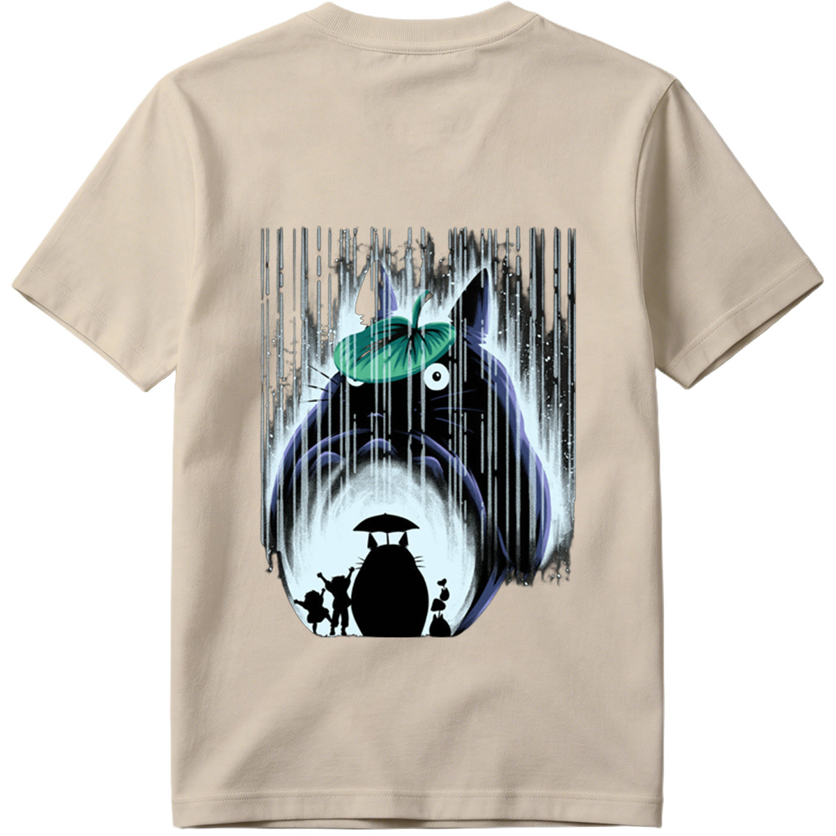 Totoro and Friends in the Rain - Tee