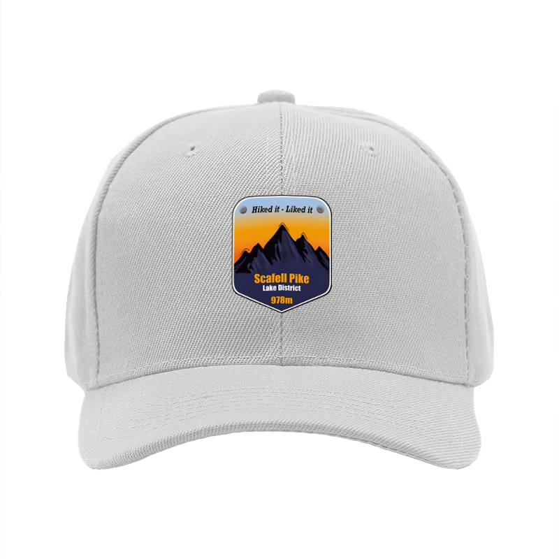 1pc New Baseball Cap with Scafell Pike Mountain Print and 