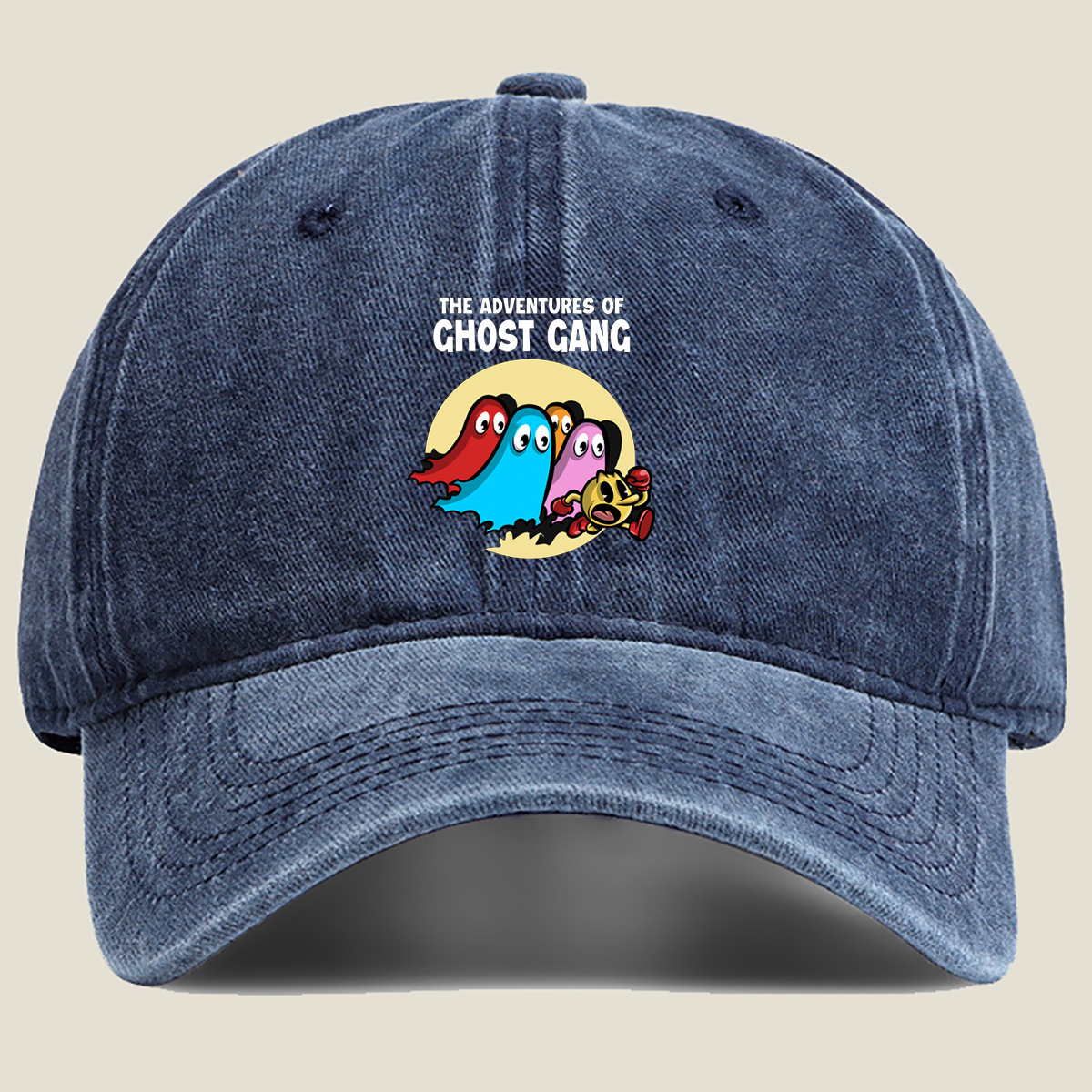 The Adventures of Ghost Gang: Pac-Man and the Ghosts - Washed Denim - Baseball Cap