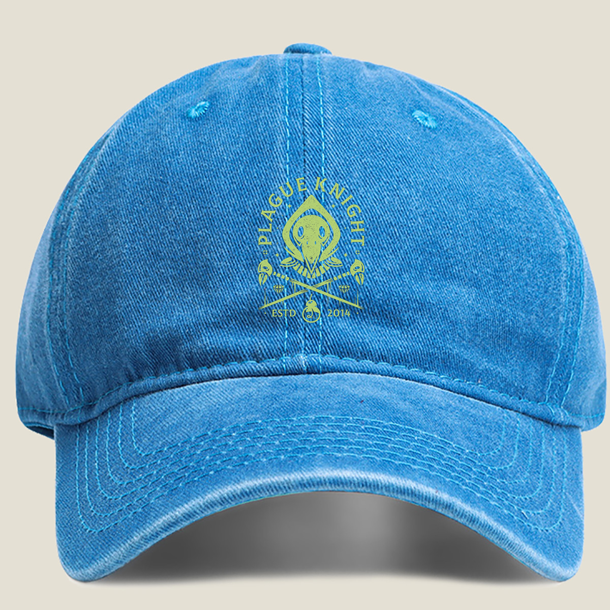Plague Knight: Est. 2014 - Washed Denim - Baseball Cap
