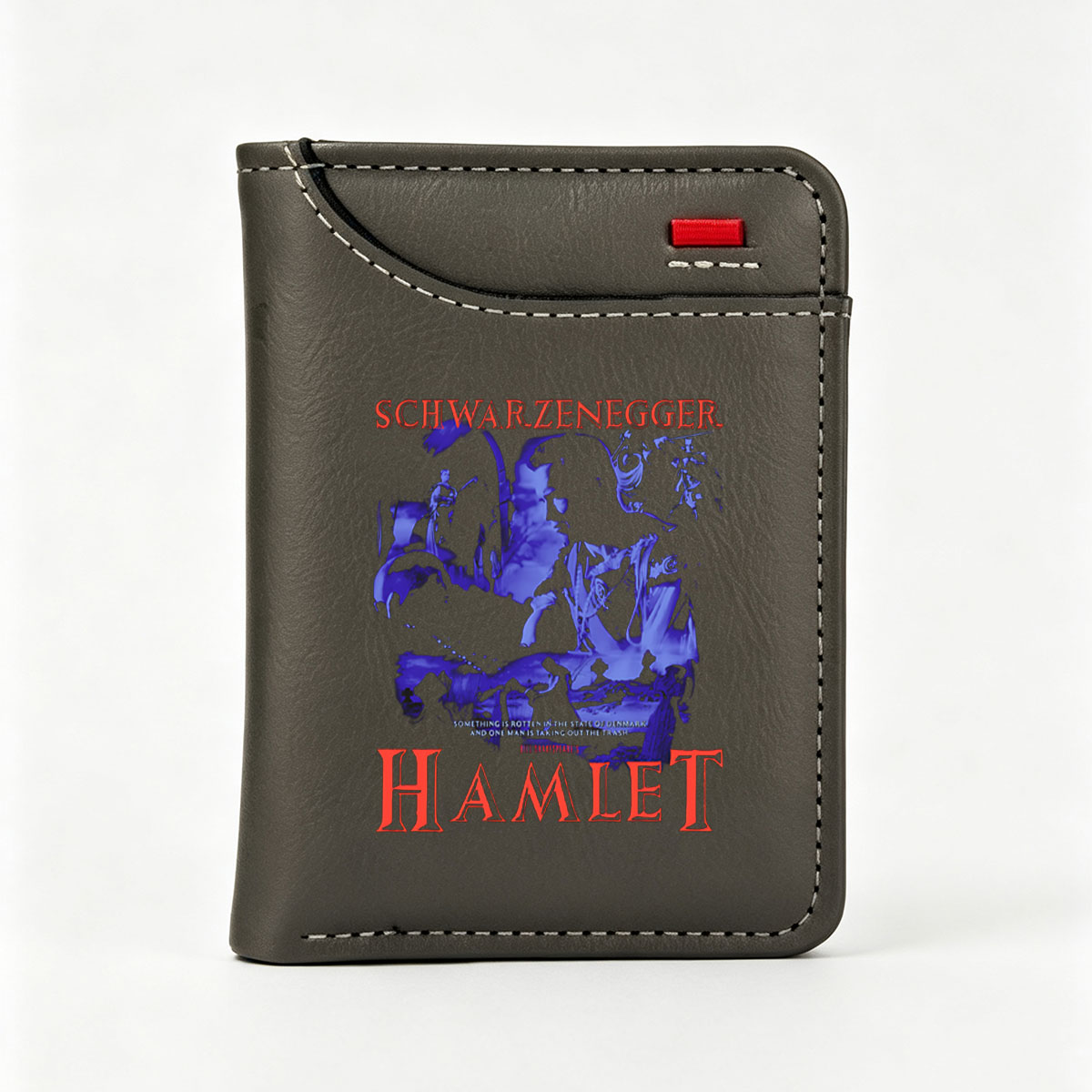 Schwarzenegger Stars in Shakespeare's Hamlet: A Modern Twist on the Classic Tragedy - Vertical Style Wallet