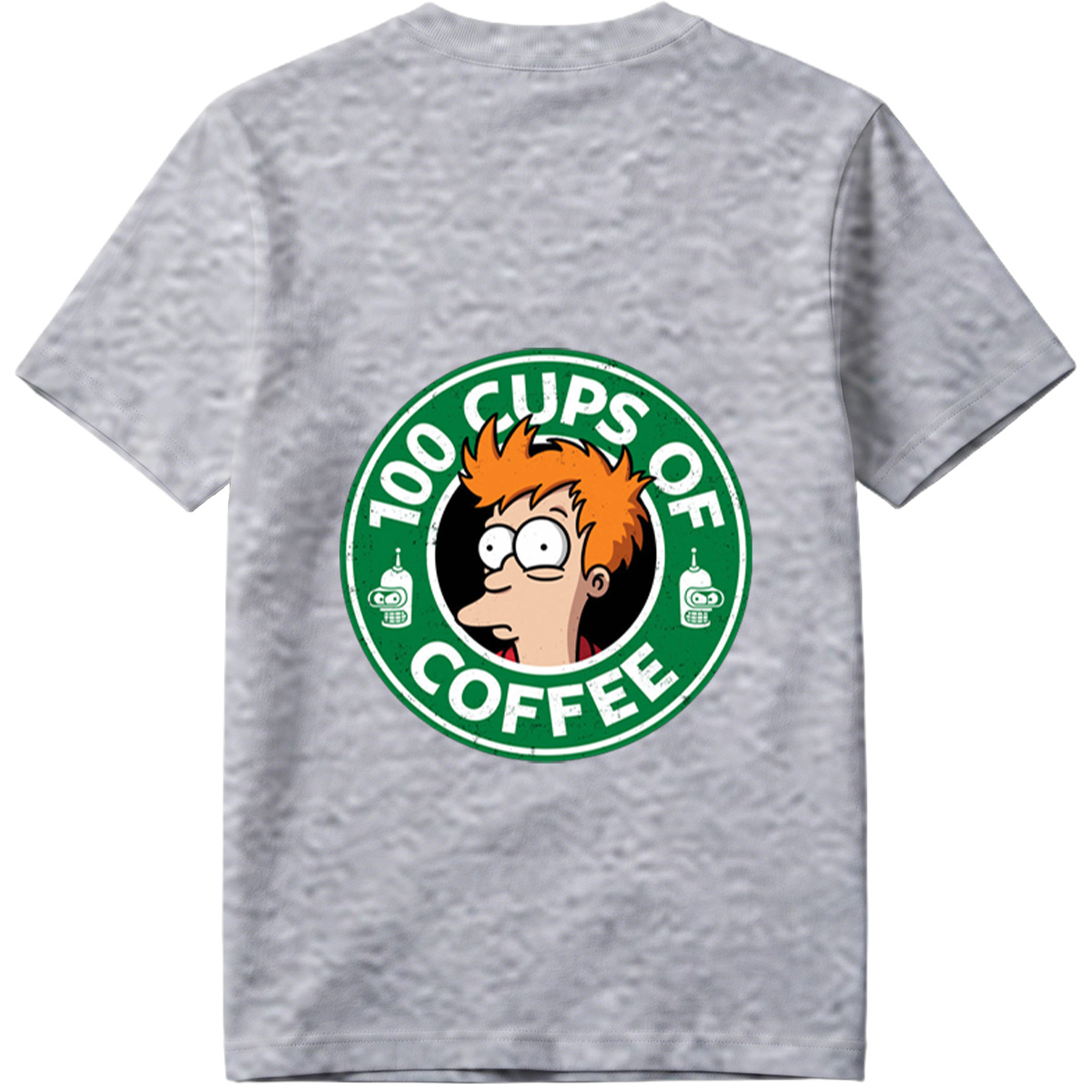 Futurama: Fry and Bender - 100 Cups of Coffee - Tee