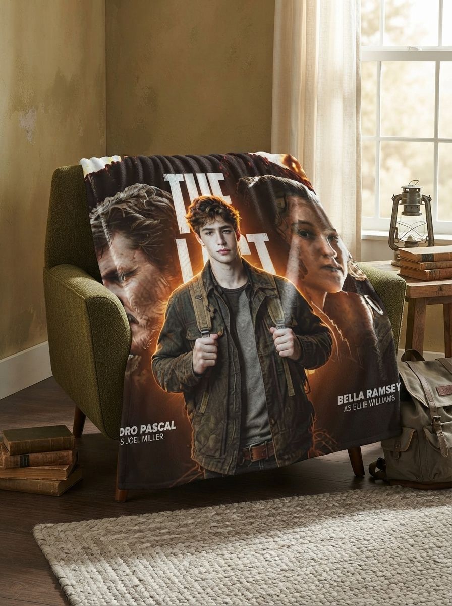 Custom Photo Face Blanket Personalized Flannel Throw Ultra Soft Velvet Fleece Cover Ideal Personalized Gift For Sofa
