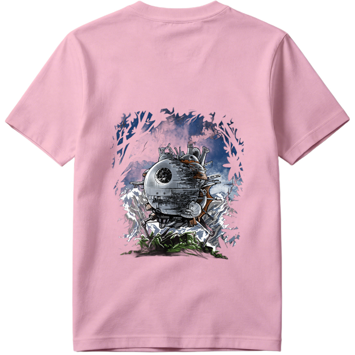Steampunk Death Star in the Forest - Tee