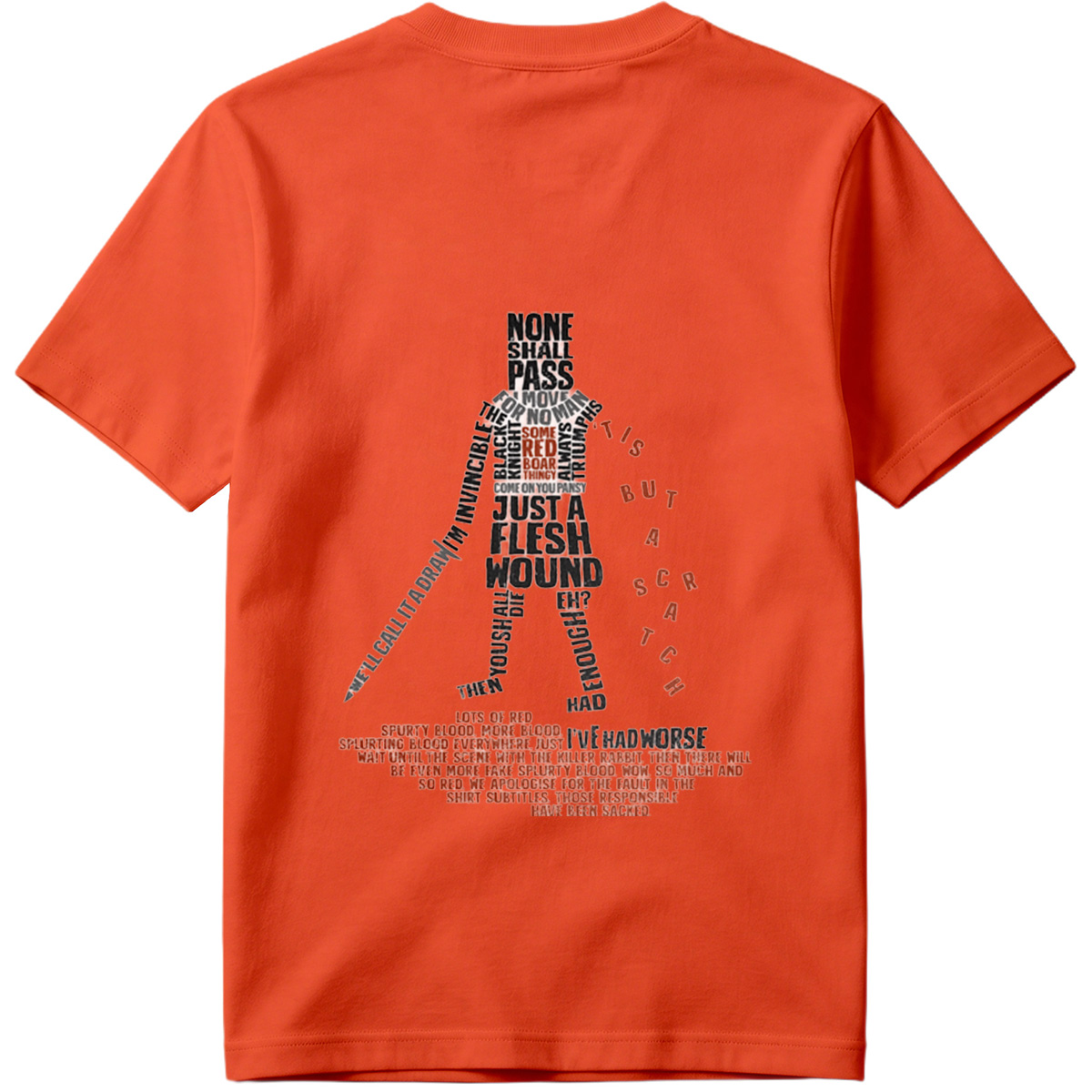 Monty Python and the Holy Grail - Knight's Quote Art - Tee