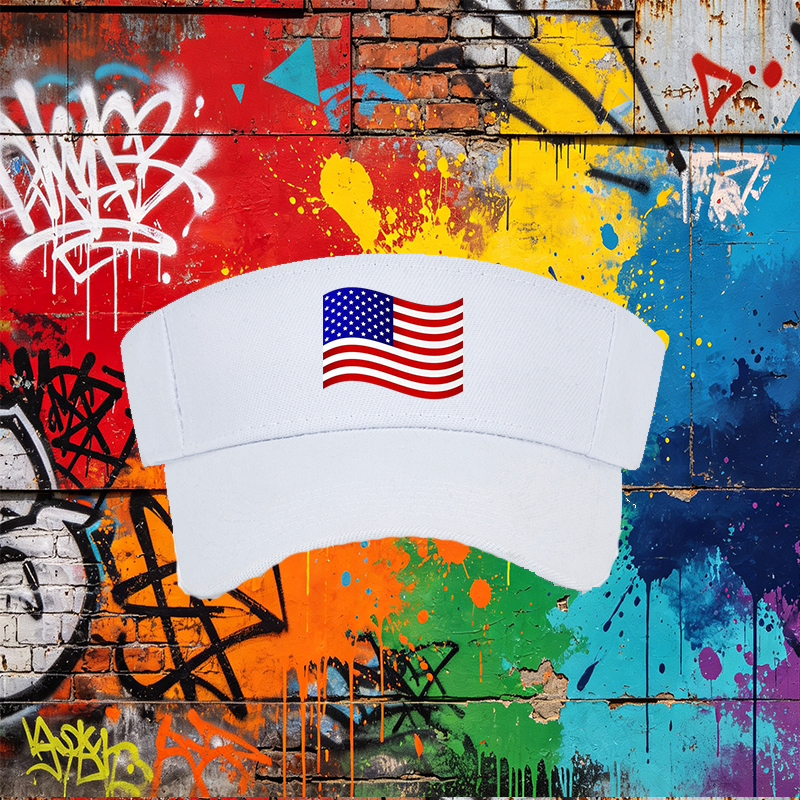 Unisex Classic Mesh Back Hat with American Flag Print - Lightweight Breathable Sun Protection Cap for Outdoor Activities, Ideal for Adults Seeking Patriotic Style and Comfort in Summer Sports, Beach, or Casual Wear
