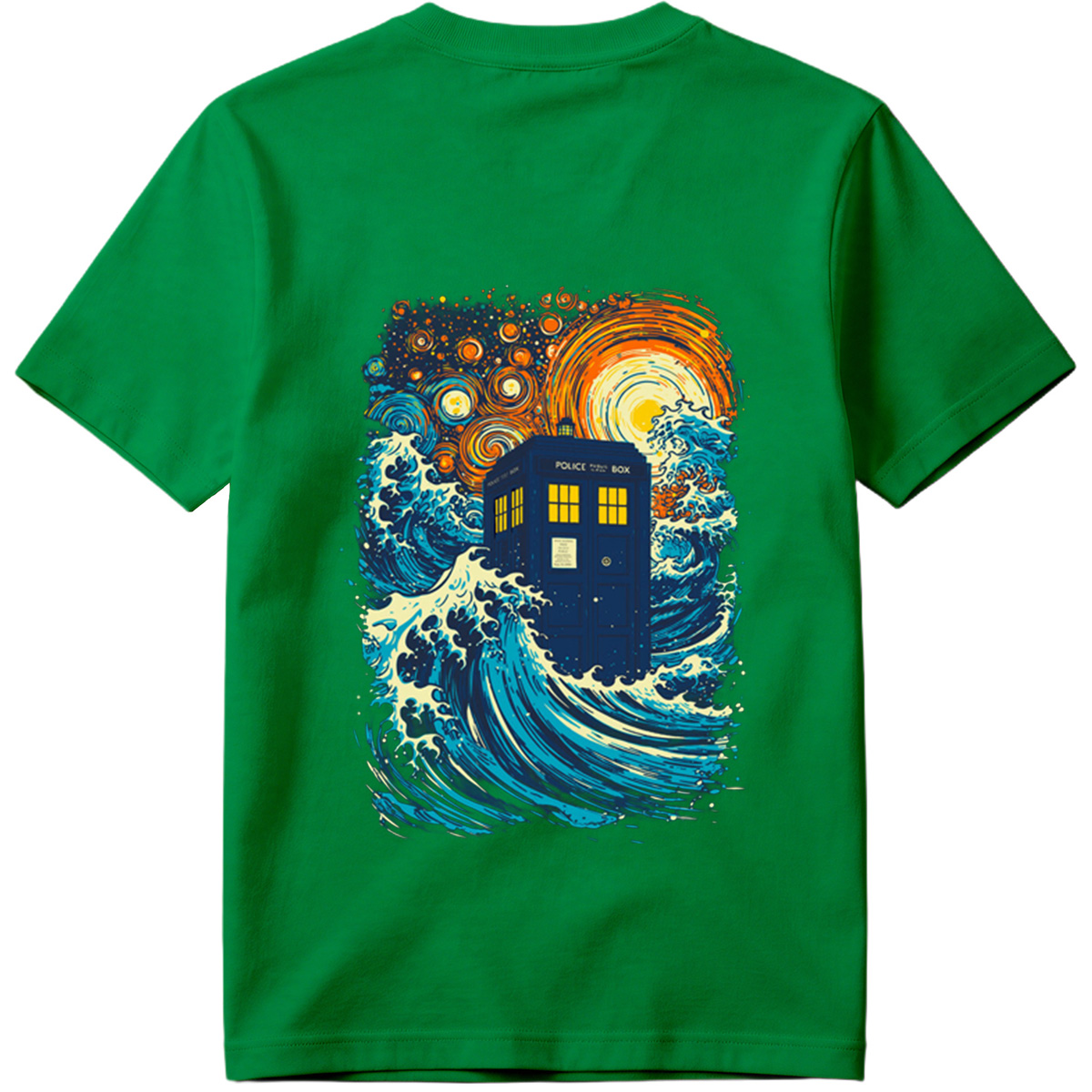 TARDIS in Stormy Seas - Tee