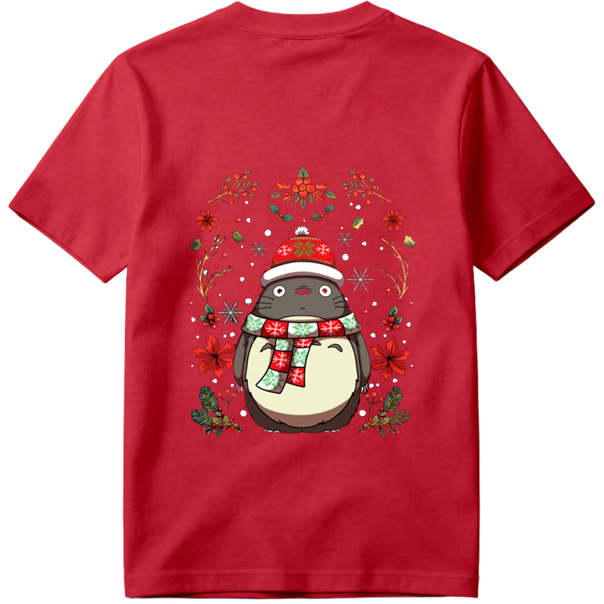 Totoro Christmas Holiday Design - Tee