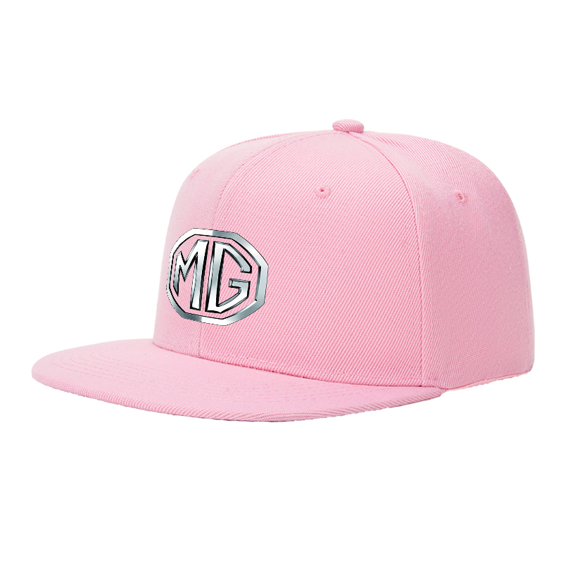 Flat Brim Baseball Cap MG Logo Print Streetwear Underground Skate Style for Basketball Court Skate Park Urban Lifestyle Skaters Rappers Streetwear Enthusiasts