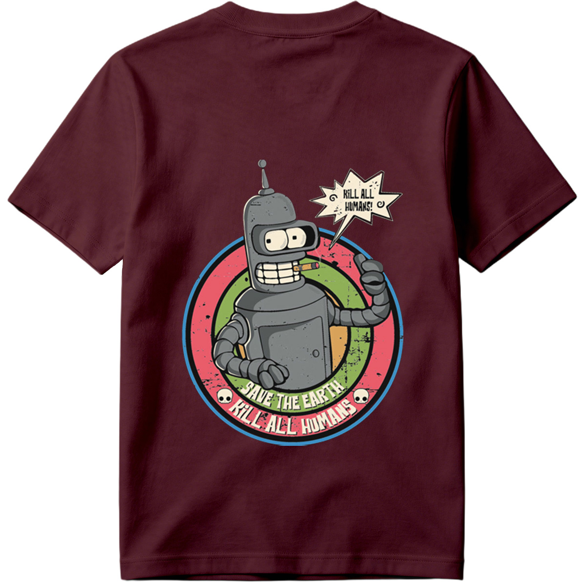 Futurama Bender: Save the Earth, Kill All Humans - Tee