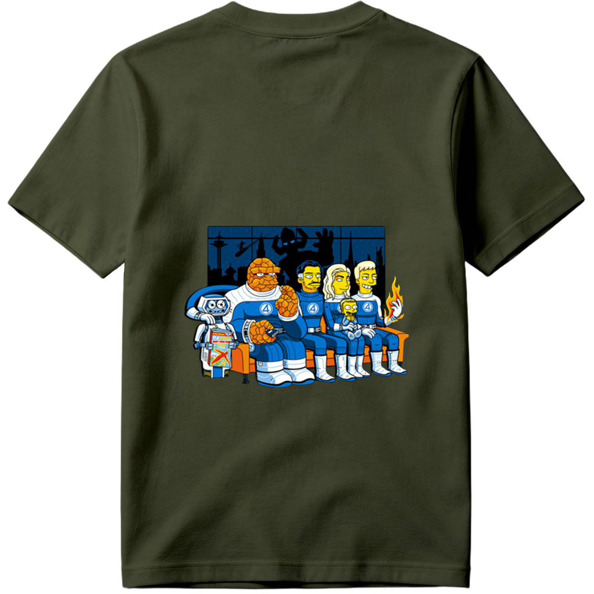 The Simpsons Meet the Fantastic Four - Tee