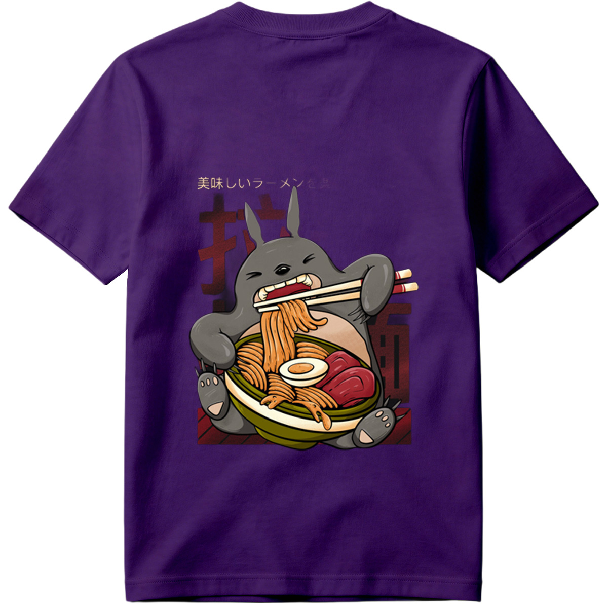 Totoro Enjoying Ramen - Tee