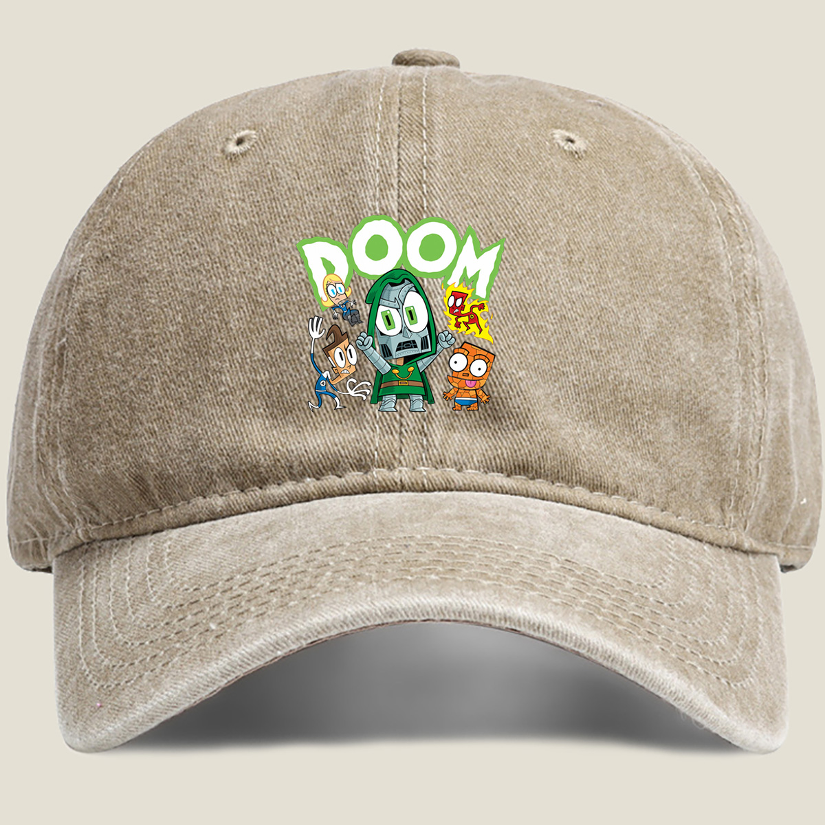 Doom: Doctor Doom and the Marvel Minis - Washed Denim - Baseball Cap