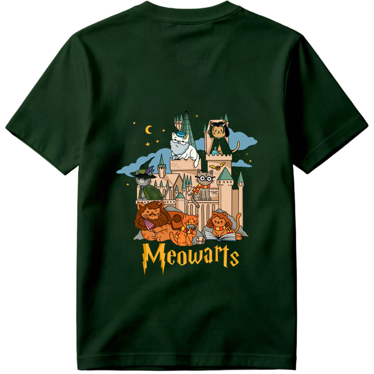 Meowarts: Cats in a Magical Castle - Tee