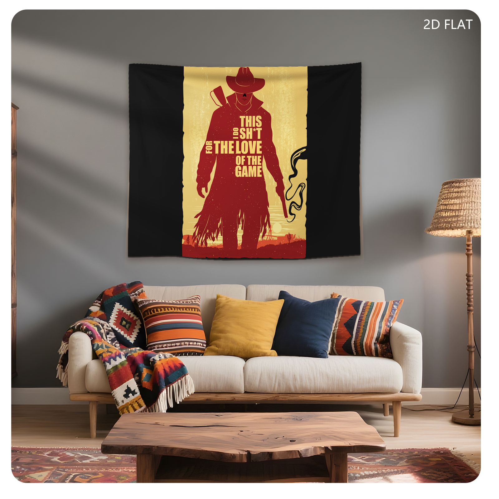 Cowboy Silhouette with 